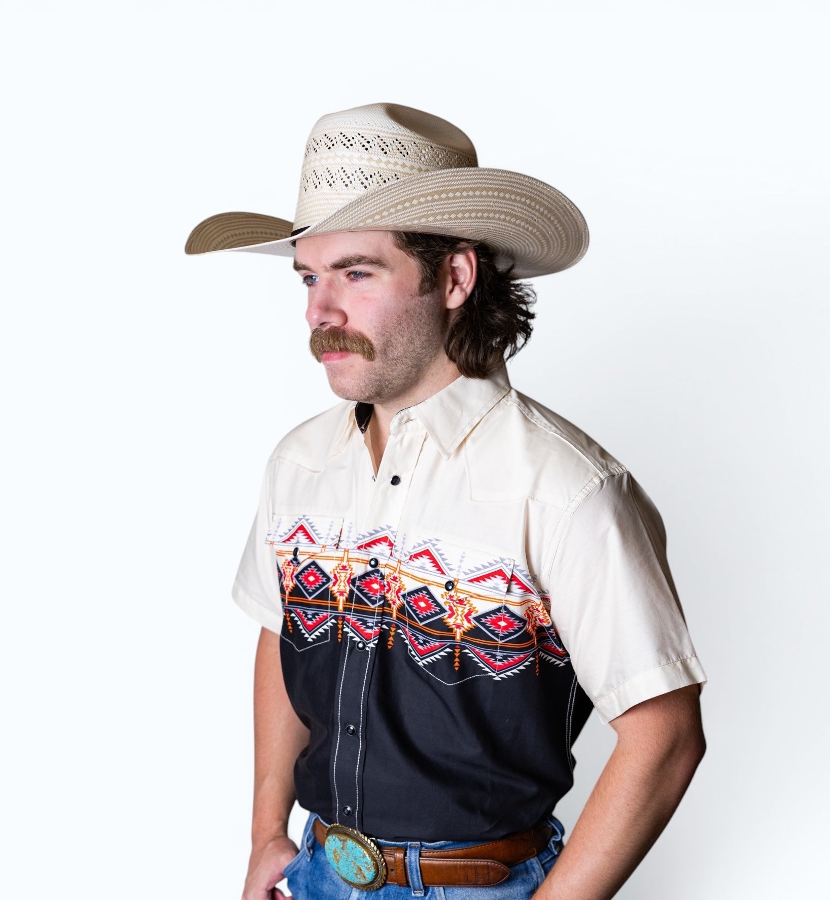 TC Sand Aztec Short Sleeve