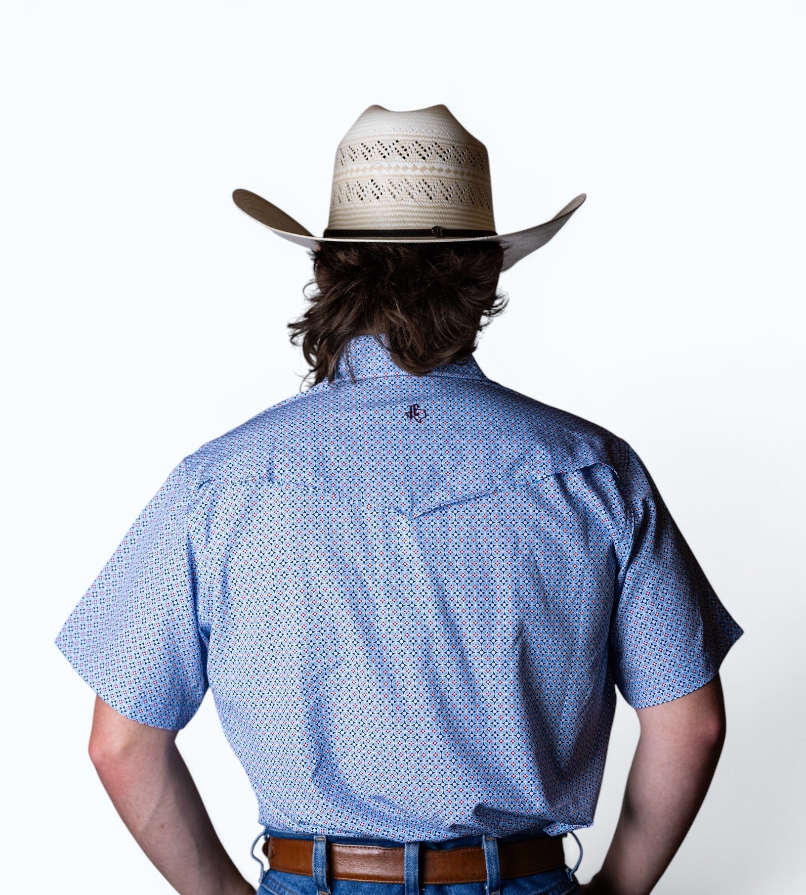 TC Geo Blue Sport Short Sleeve