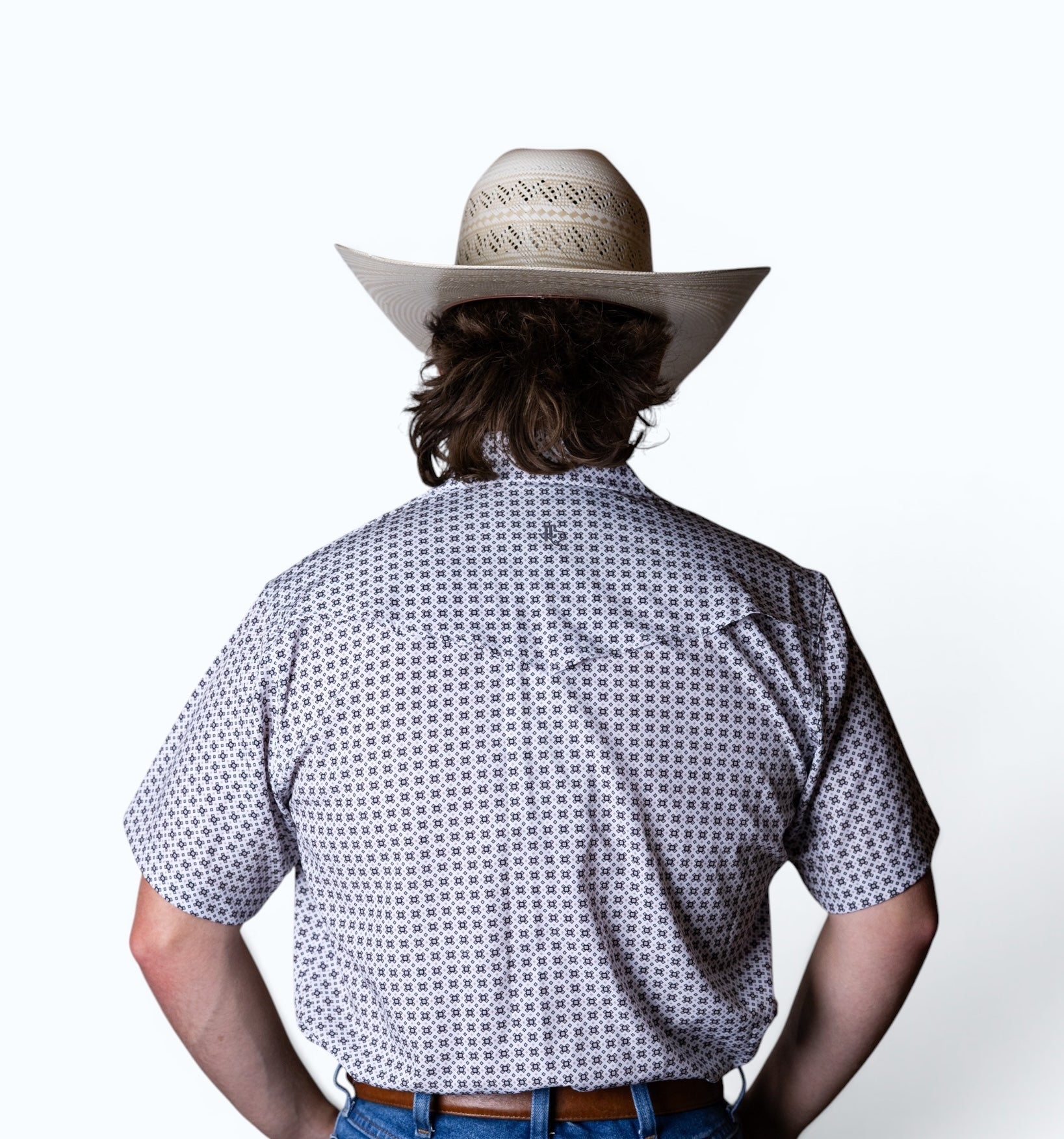 TC Geo White Sport Short Sleeve