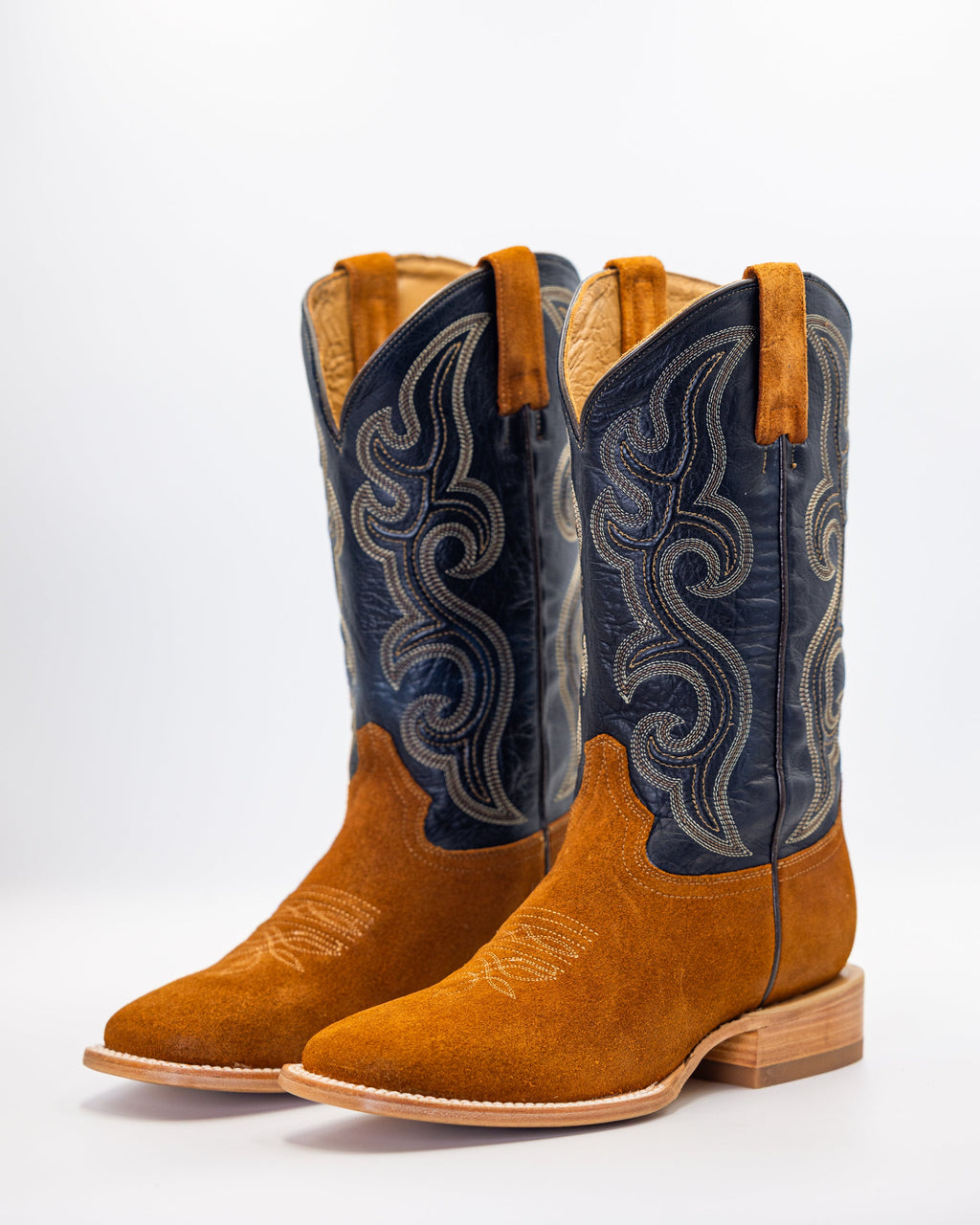Austin Cognac Navy Rough out