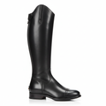 Tall Black Leather Riding Boot